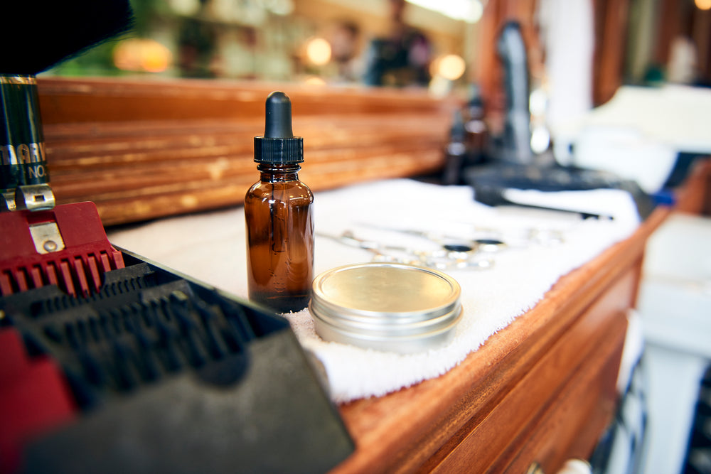 beard oil and balm