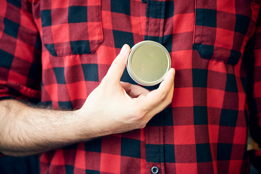 beard wax tin