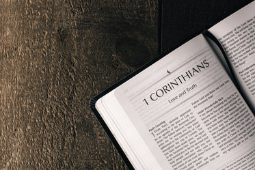 bible open to corinthians