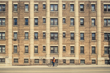 Bicycle Outside Apartment Building