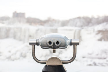 binoculars at the icey falls