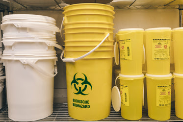 biohazard disposal buckets