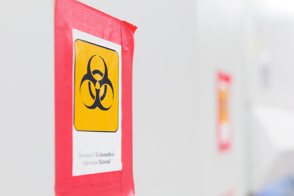 biohazardous materials sign
