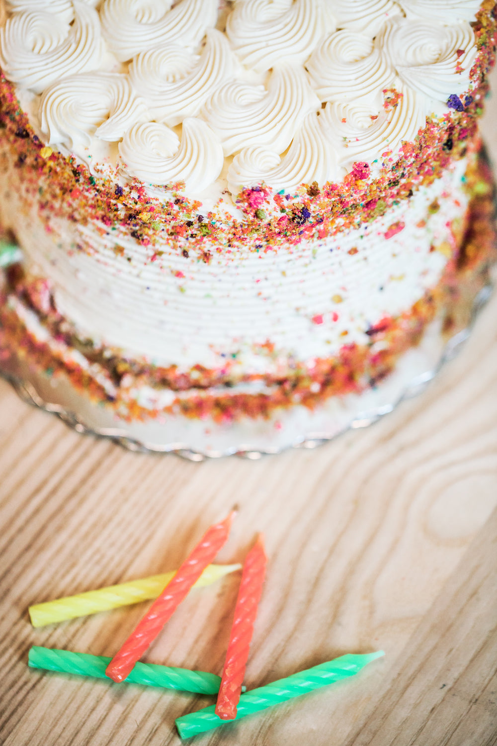 birthday cake & candles