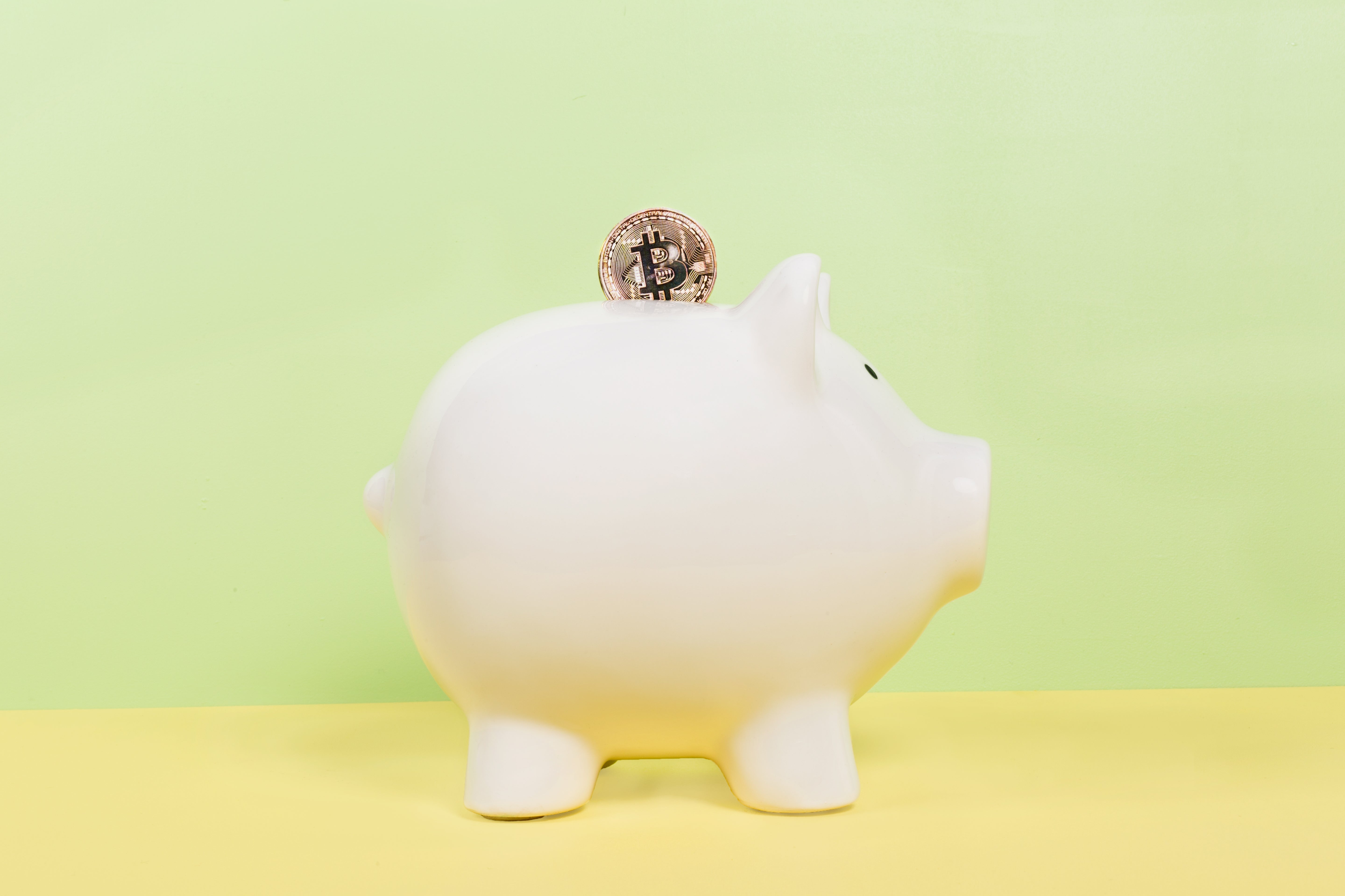 Free Stock Photo of Bitcoin And Piggy Bank — HD Images