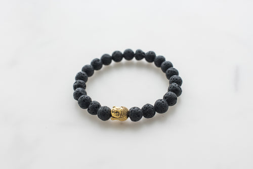 black buddha bracelet