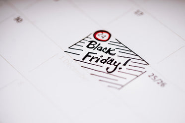 black friday calendar