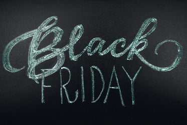 black friday in chalk