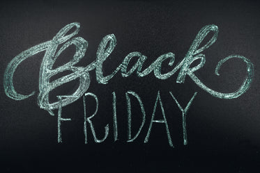 black friday in chalk