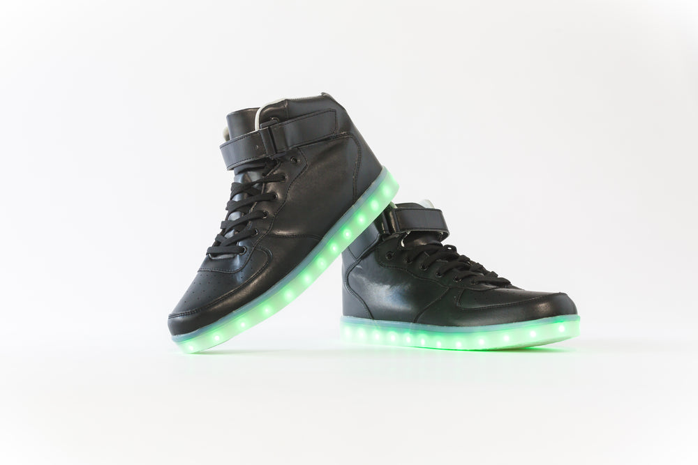 black light up shoes