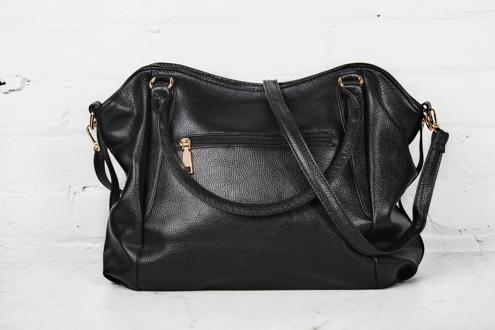 black over the shoulder bag