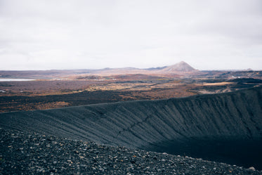 black sand & hills