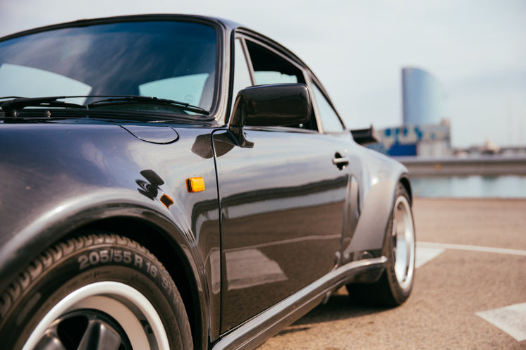 Black Sports Car Detail