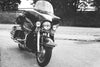 black & white motorcycle