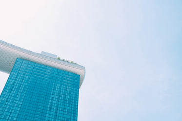 blue and white glassy building