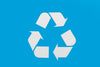 blue recycle sign