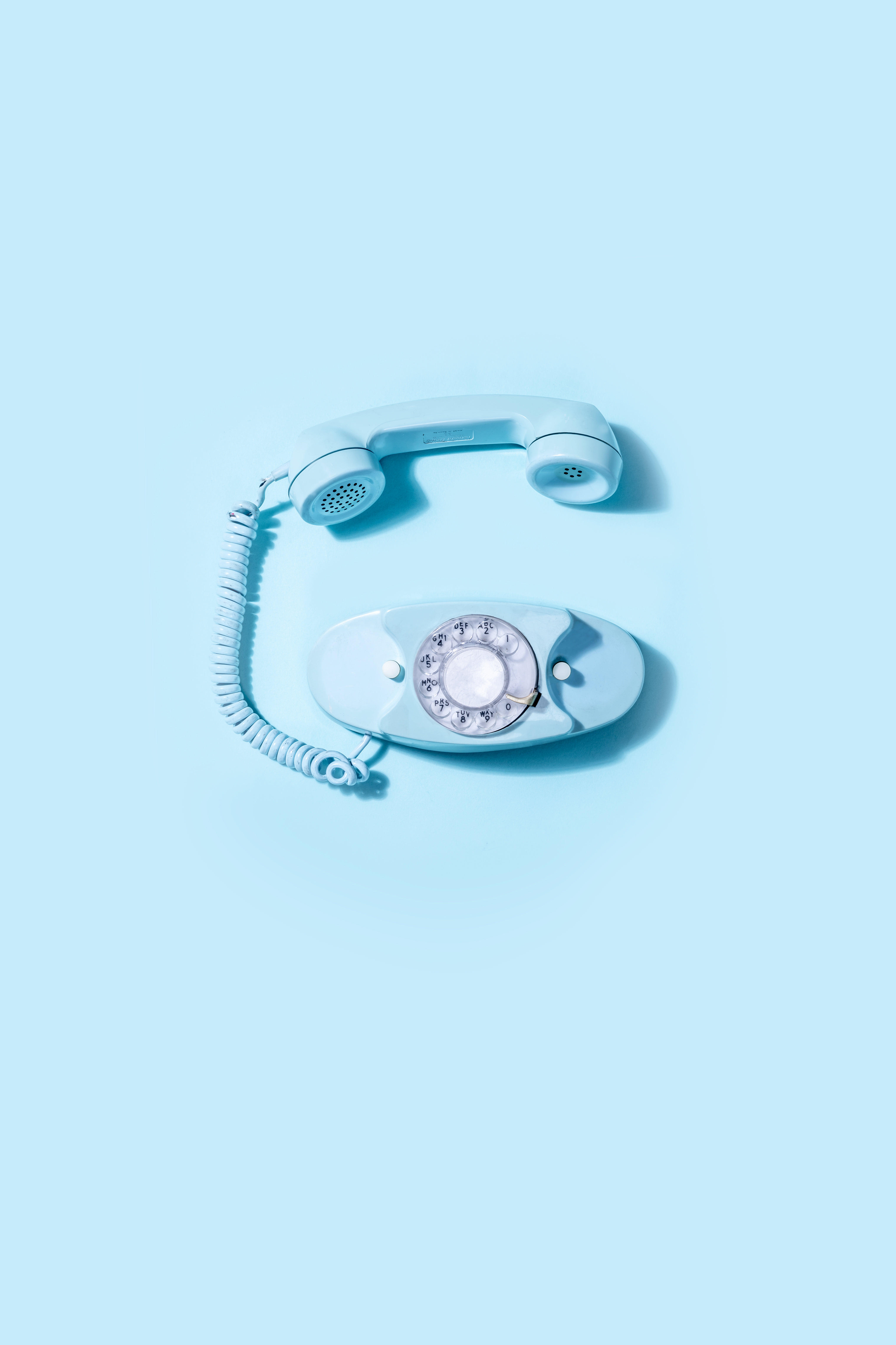 A Red Rotary Telephone On A Dark Powerpoint Background For Free Download -  Slidesdocs