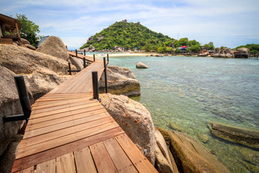 boardwalk by the ocean