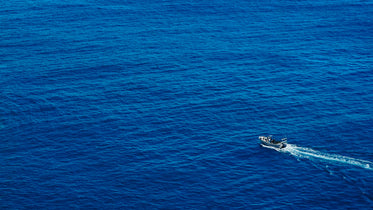 boat in the ocean