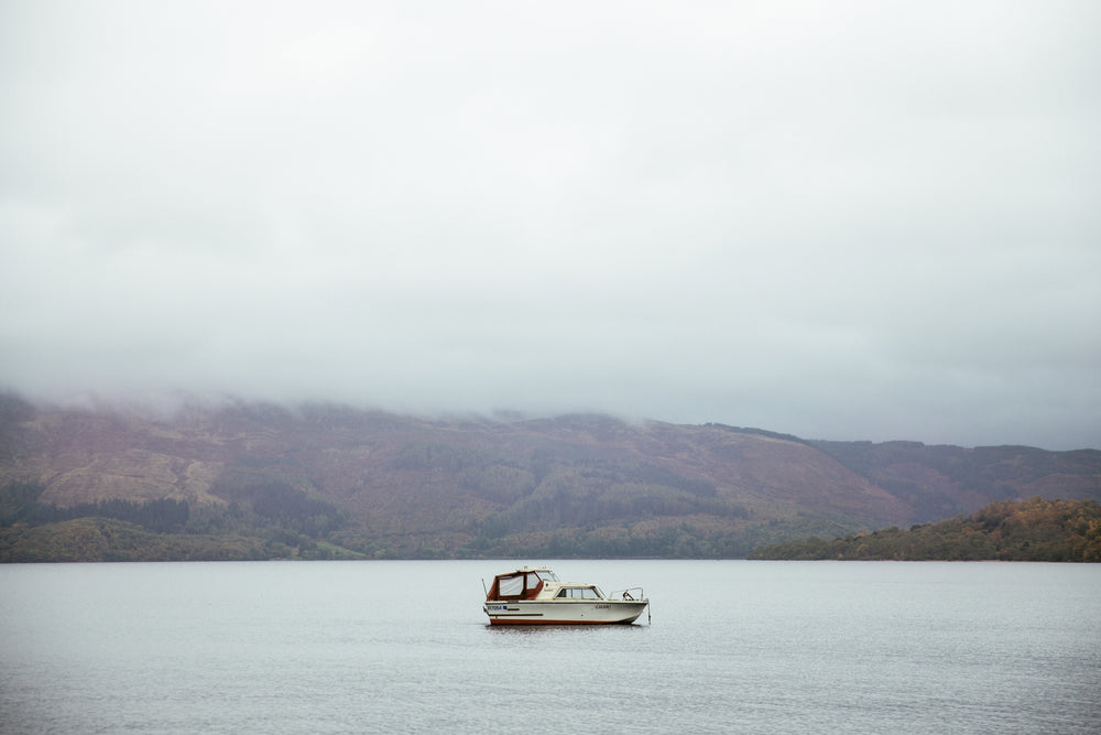 boat parked in english waters