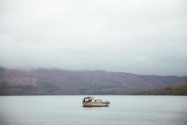 boat parked in english waters