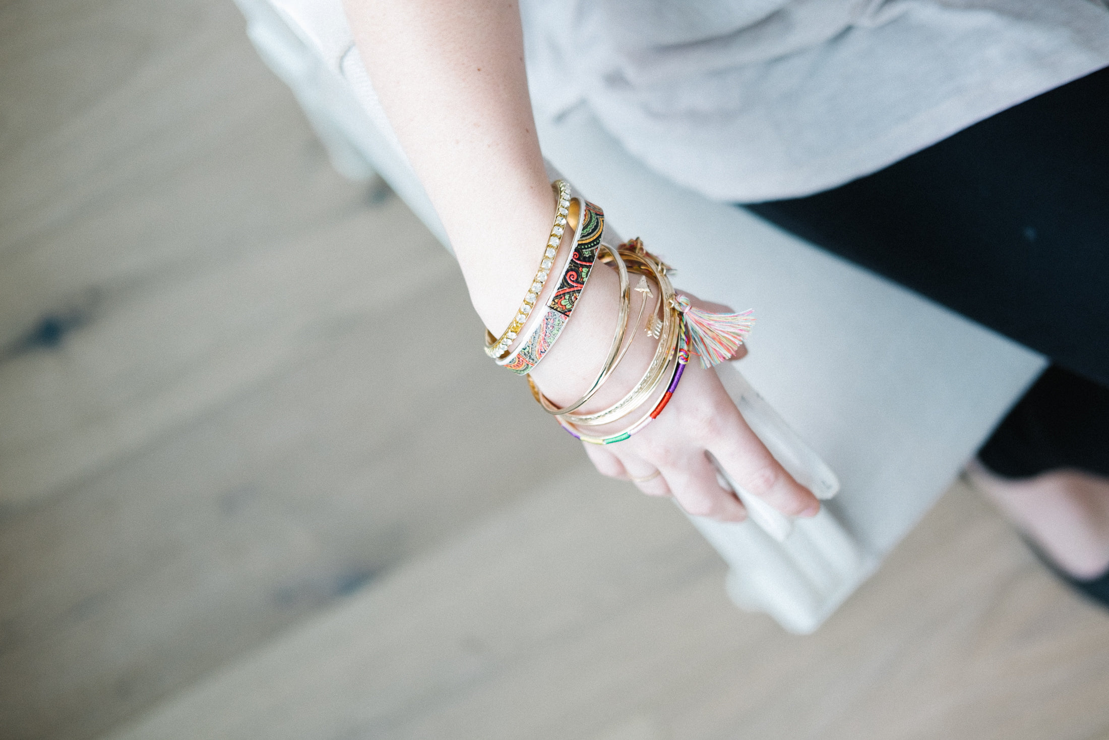 Chunky Boho Bracelet Stack, Brown – Everyday Chic Boutique