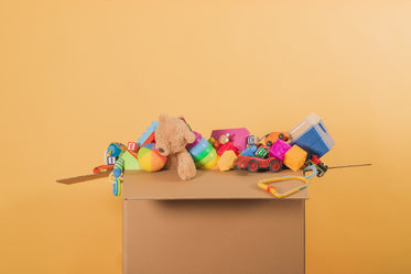 box full of childrens toys