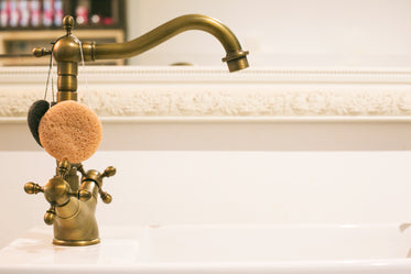 brass bathroom tap