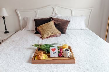 breakfast and flowers for loved one