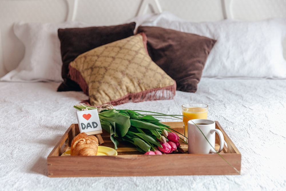 breakfast in bed for dad