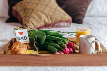 breakfast in bed for fathers day