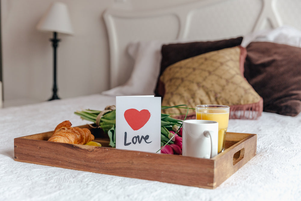 breakfast in bed for loved one