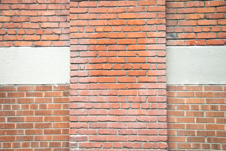Picture of Brick Cement Wall - Free Stock Photo