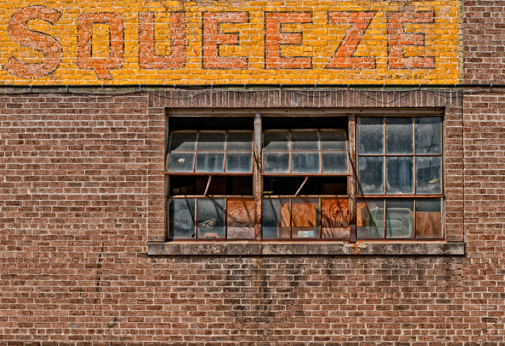 brick warehouse exterior wall