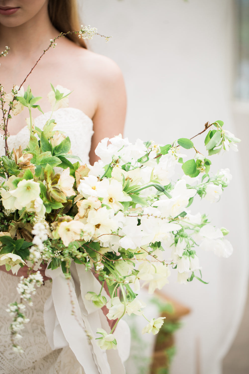 bridal bouquet for her wedding day