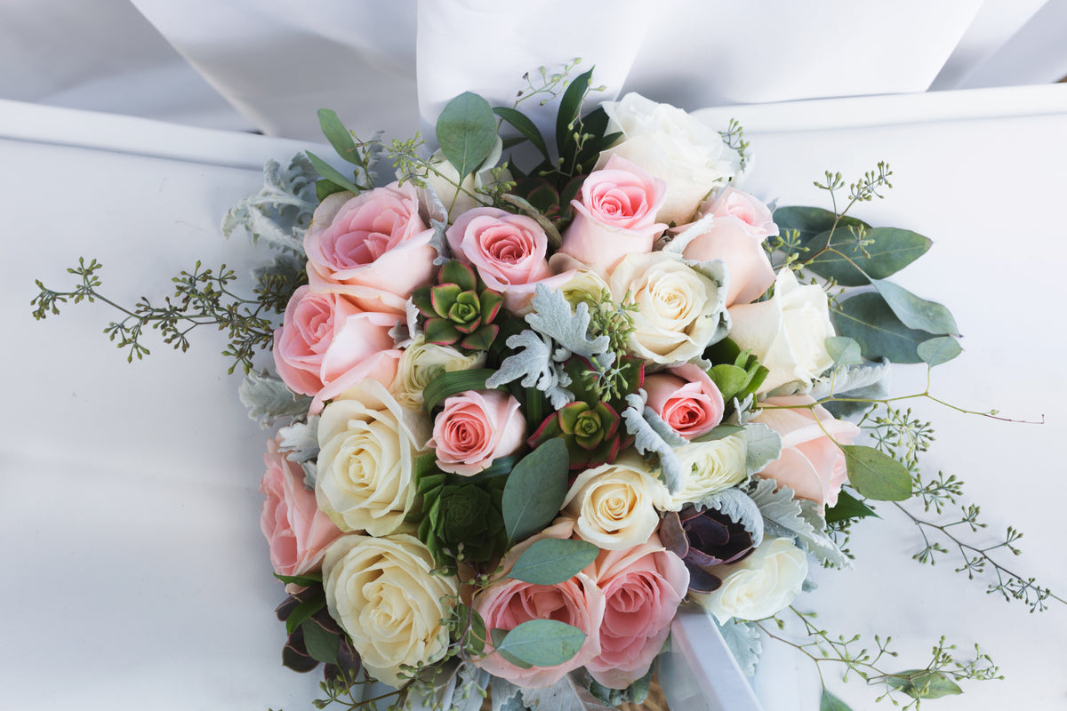 bridal rose bouquet