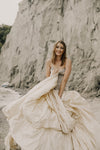 bridal wedding photos in gown
