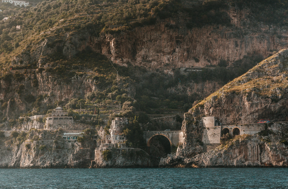 bridge between the mountains