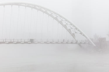 High Res Bridge In Fog Picture — Free Images