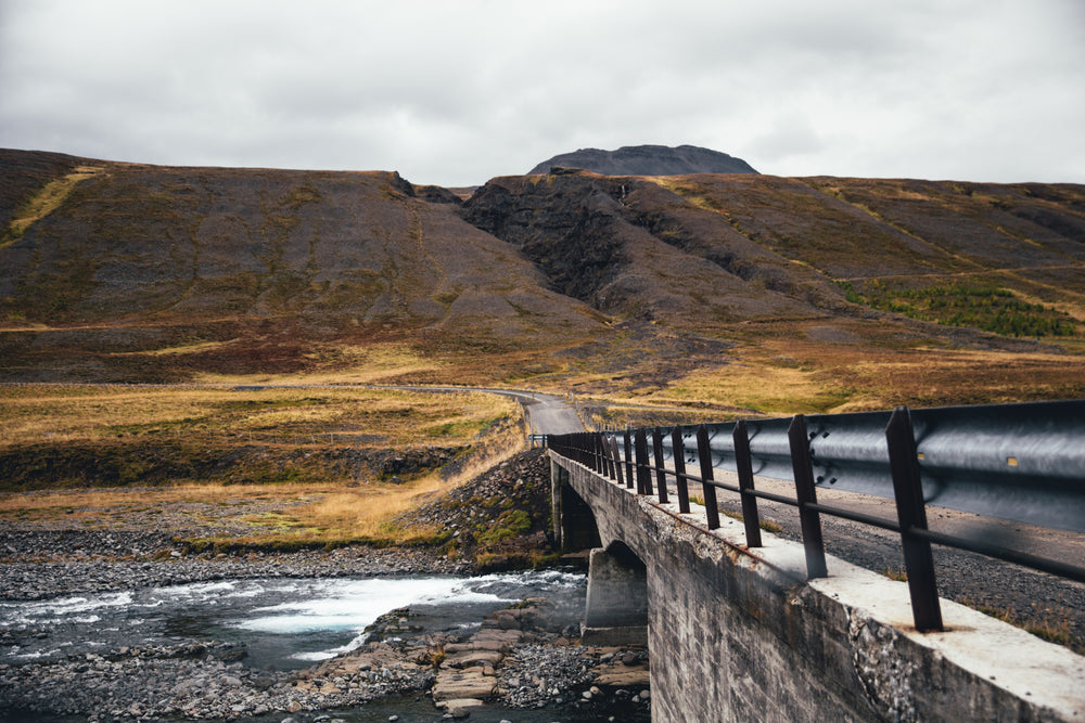 bridge over freshwater stream