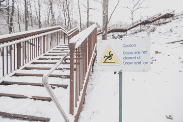 Browse Free HD Images of Bridge With Ice Caution Sign