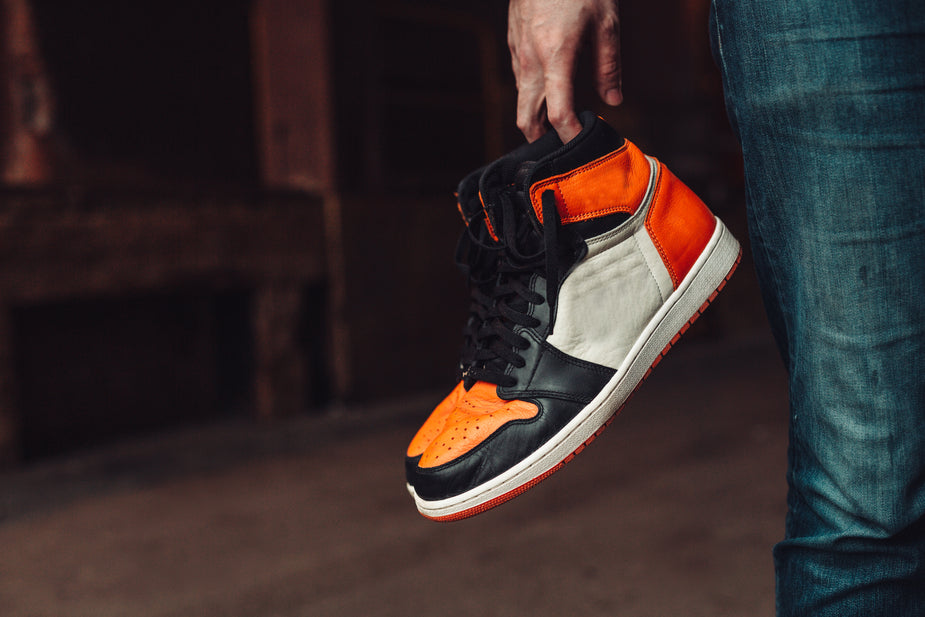 Bright, Bold Style: Orange and Black Jordans