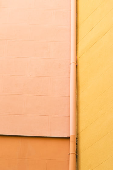 bright colored walls brighten up a street