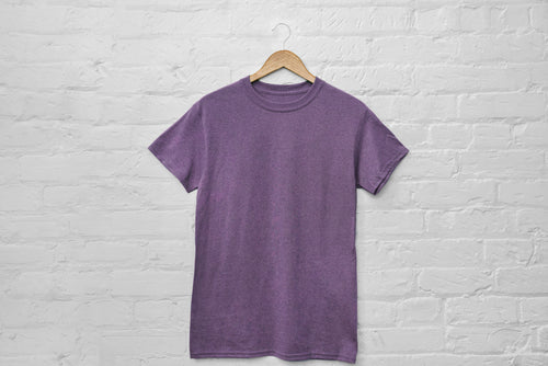 bright purple t-shirt