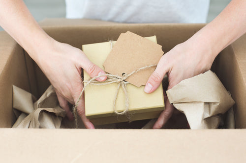 Brown Packing Being Shipped
