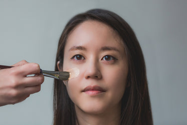 Free Brushing On Makeup Foundation Image: Stunning Photography