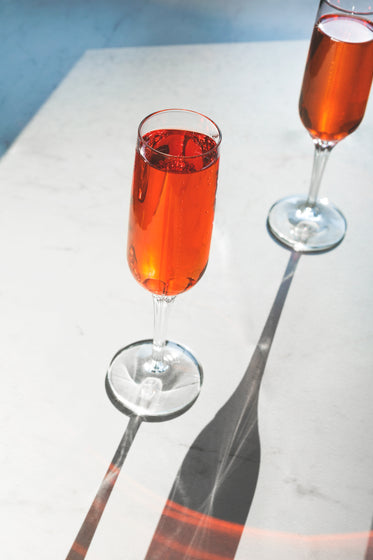 bubbly champagne cocktail