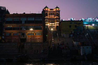 buildings with many stairs