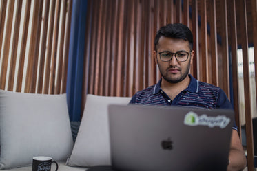 business with laptop in outdoor workspace