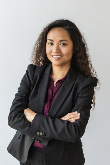 business woman vertical crop portrait